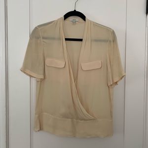 JCrew Silk Blush Blouse